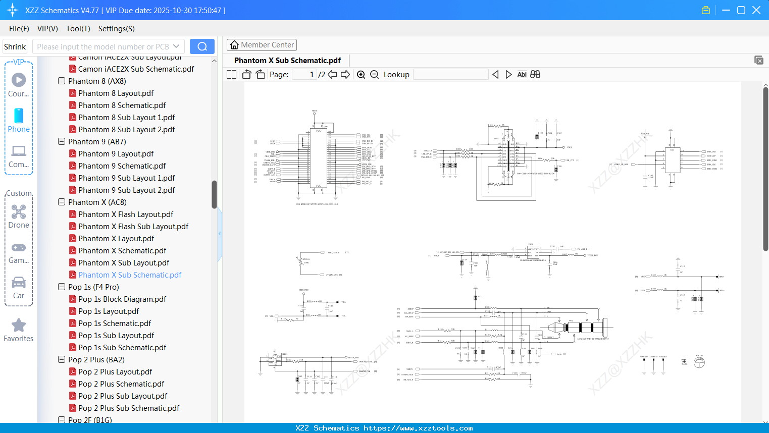 Tecno Phantom X Sub Schematic